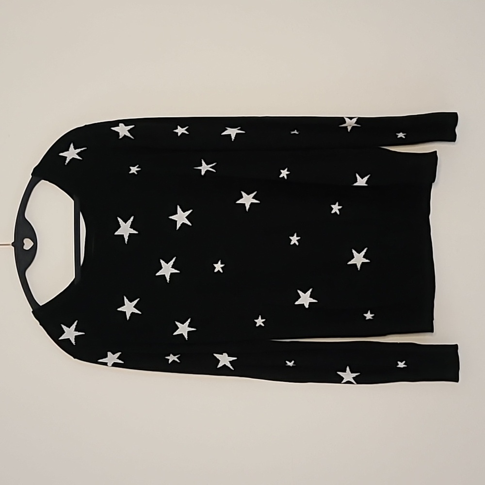 Only Mine Star Print Cashmere Blend Sweater